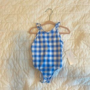 NWT Ralph Lauren - Gingham One-Piece Swimsuit (9 Months)